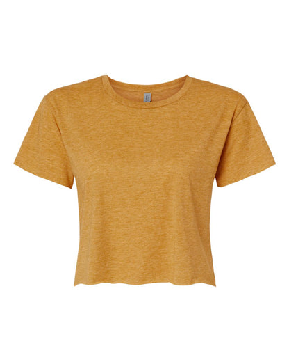 Adult Blank T-Shirt: Next Level Festival Crop Top