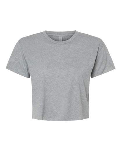 Adult Blank T-Shirt: Next Level Festival Crop Top