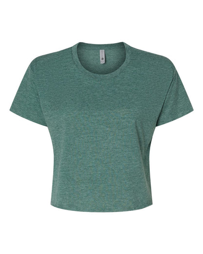 Adult Blank T-Shirt: Next Level Festival Crop Top