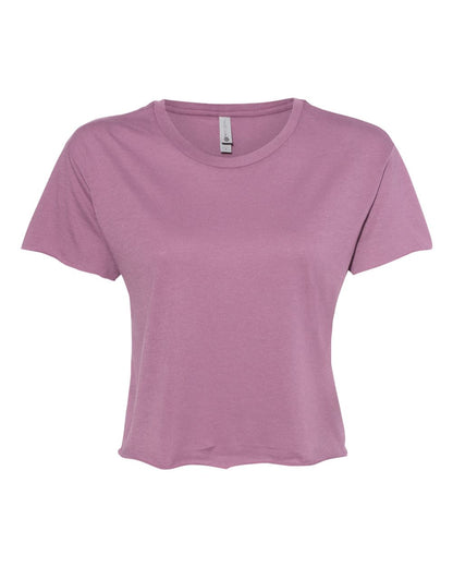 Adult Blank T-Shirt: Next Level Festival Crop Top