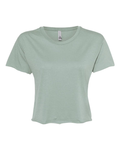 Adult Blank T-Shirt: Next Level Festival Crop Top