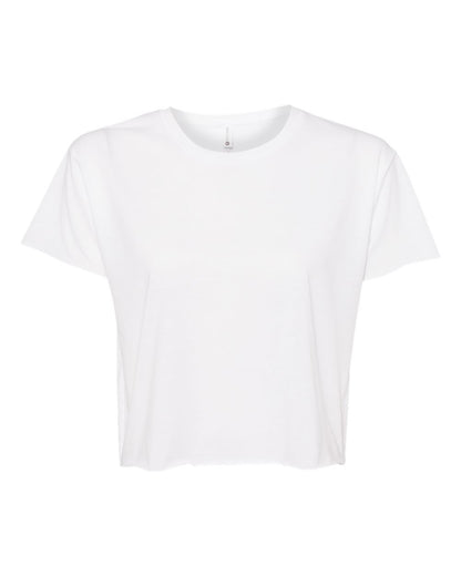 Adult Blank T-Shirt: Next Level Festival Crop Top