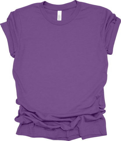 Adult Blank T-Shirt: Bella Canvas Jersey