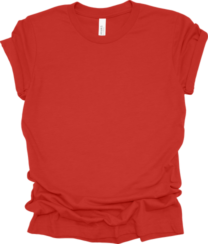 Adult Blank T-Shirt: Bella Canvas CVC Mid Weight Heathers