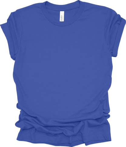 Adult Blank T-Shirt: Bella Canvas CVC Mid Weight Heathers