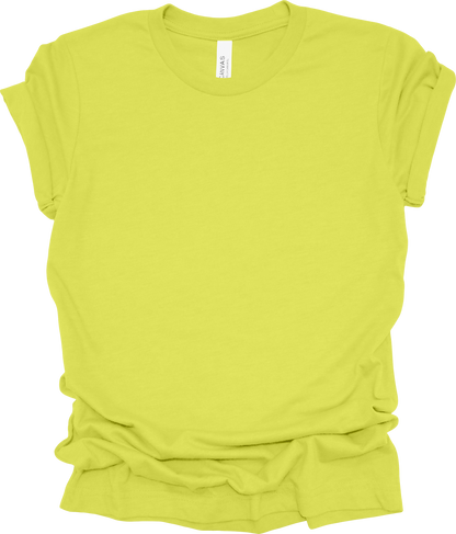 Adult Blank T-Shirt: Bella Canvas Jersey