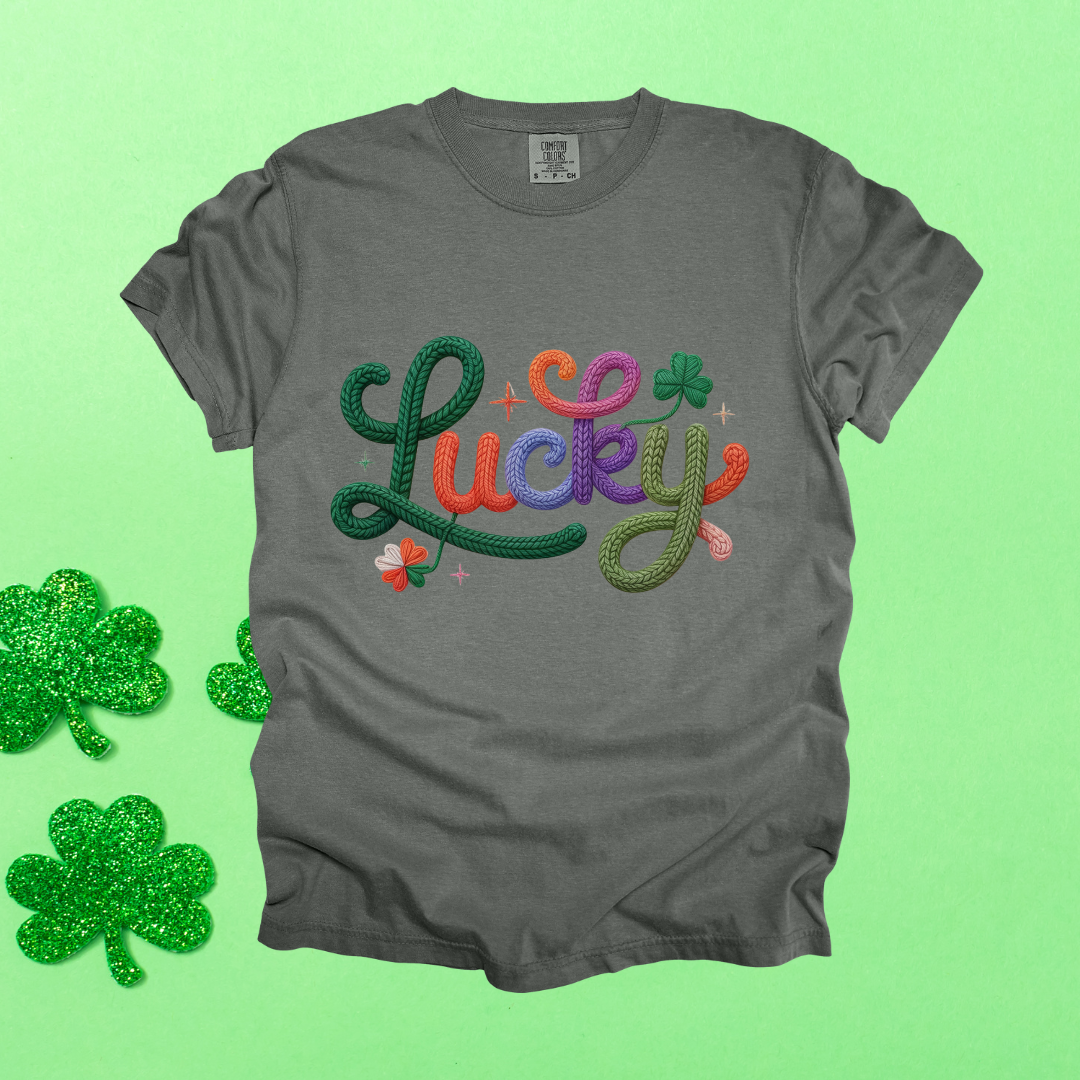 Colorful Stitched Lucky Design