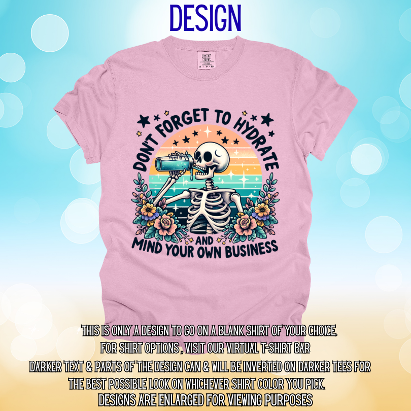 Hydrate & Mind Your Business Design