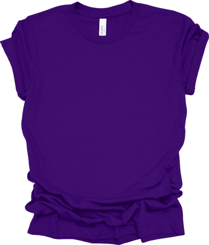 Adult Blank T-Shirt: Bella Canvas Jersey