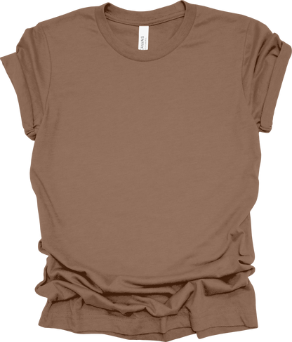 Adult Blank T-Shirt: Bella Canvas Jersey