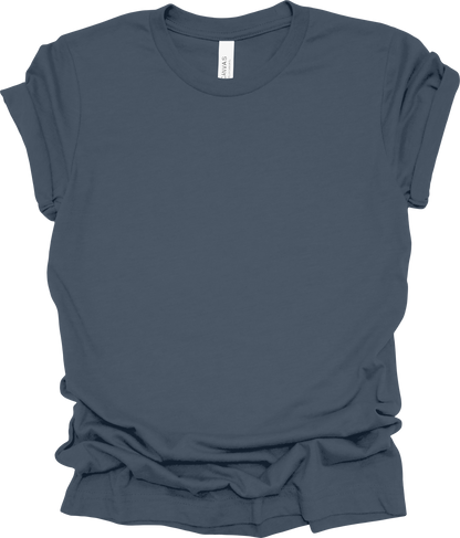 Adult Blank T-Shirt: Bella Canvas Jersey
