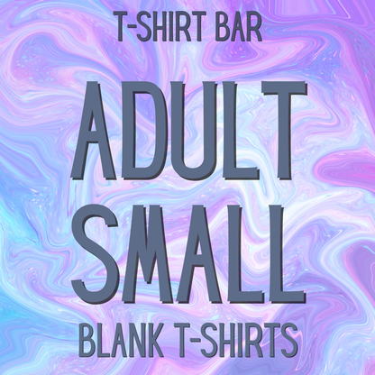 Adult Blank T-Shirt: Small