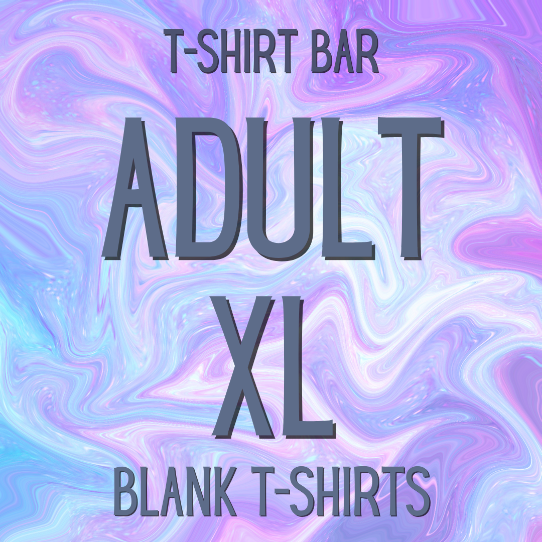 Adult Blank T-Shirt: XL