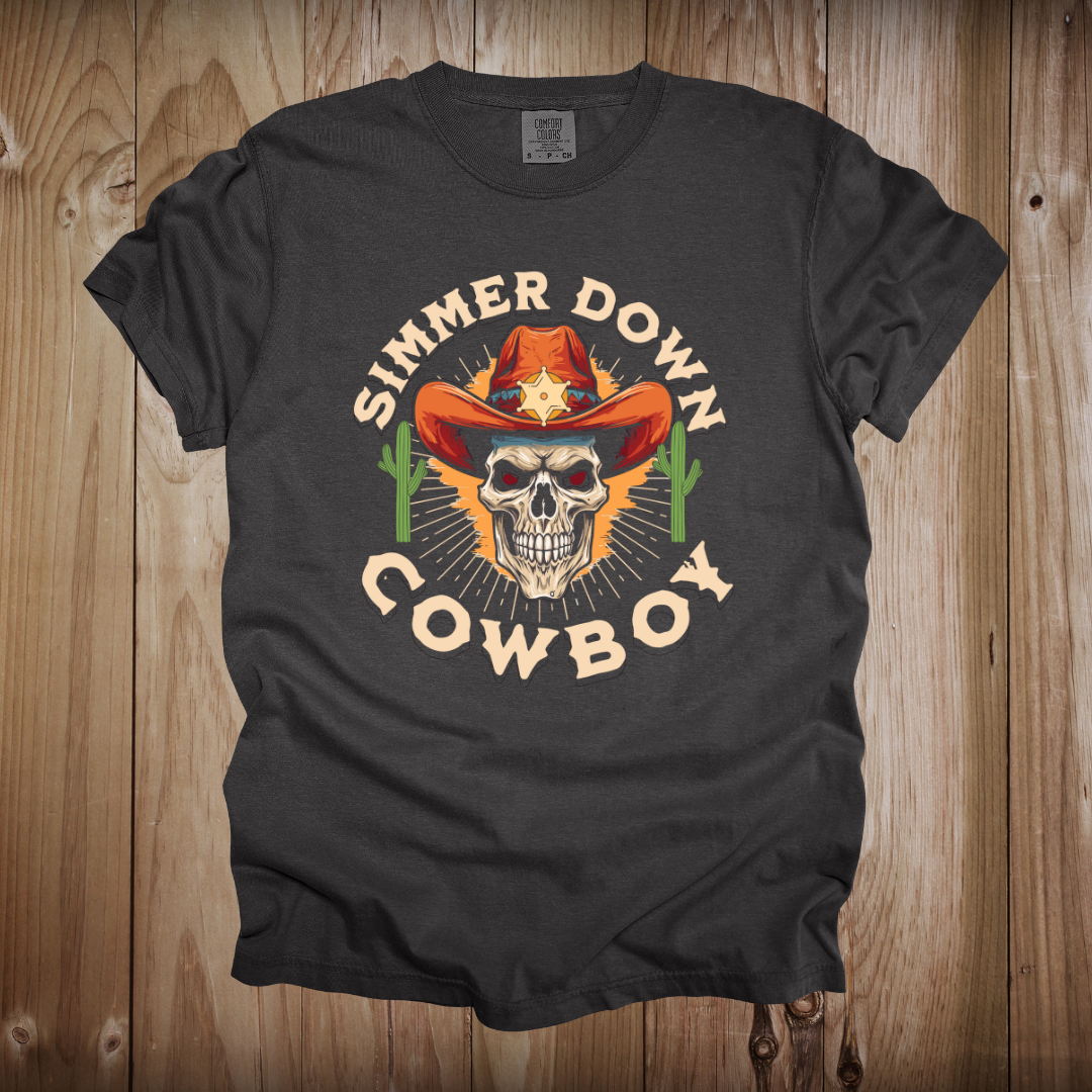 Simmer Down Cowboy Design