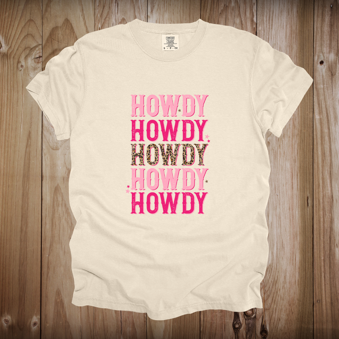 Pink Repeat Howdy Design