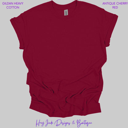 Adult Blank T-Shirt: Gildan Heavy Cotton